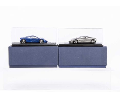 AutoBarn 1:43 Scale McLaren Models, McLaren F1 Roadcar Titanium AM 025-B, ltd edition 81/100, McLaren F1 Sultan of Brunei AMS