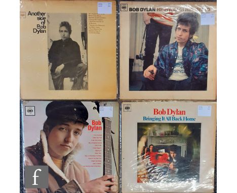 A collection of four Bob Dylan LPs to include 'Bringing It Back Home' CBS BPG 62515, Mono, 'Bob Dylan' CBS BPG  62022, Mono, 