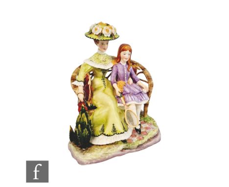 A boxed limited edition Royal Worcester lady figurine from the Victorian Series modelled by Ronald Van Ruyckevelt, entitled C