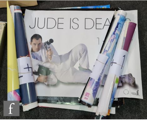 A collection of eighty British quad film posters, to include The Ghost, Wayne's World 2, Ten Things I Hate About You, Eyes Wi