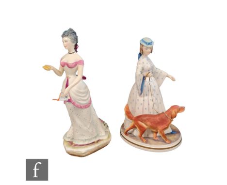 Two boxed limited edition Royal Worcester lady figurines from the Victorian Series modelled by Ronald Van Ruyckevelt, compris
