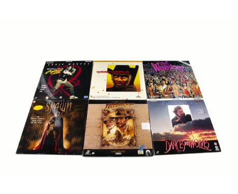 Laser Disc Films, fifty films on Laser Discs including The Wicked Lady, The Warriors, Westworld, Dances with Wolves, Who Dare