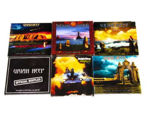 Uriah Heep CDs, twenty-five CDs with titles including Celebration, Live In Armenia, Salisbury, Into The Wild, Different World