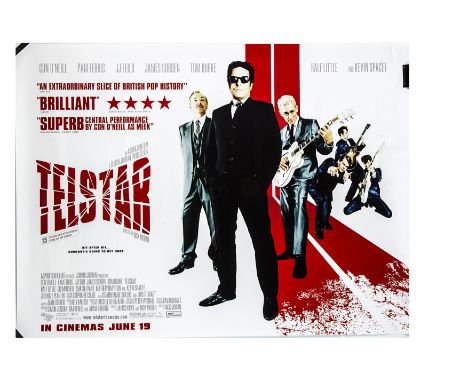 Telstar (2009) UK Quad Poster, Telstar (2009) UK Quad cinema poster for the biopic film about the legendary music producer Jo