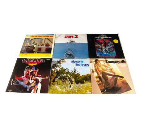 Soundtrack LPs, approximately eighty albums of mainly Soundtracks including Star Trek, Jaws 2, Emmanuelle, Staccato, Time To 