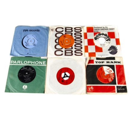 Sixties 7" Singles, approximately two hundred 7" singles, mainly from the Sixties with artists including Beatles, Rolling Sto