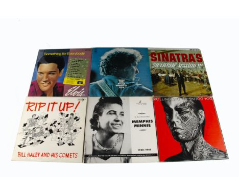 Sixties LPs, approximately one hundred and ten albums of mainly Sixties artists including Beatles, Rolling Stones, Elvis, Fra