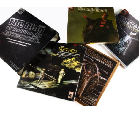 Wagner LP Box Set, The Ring of the Nibelung - Box Set comprising four separate Box Sets - released on EMI/HMV (SLS 5146) - in