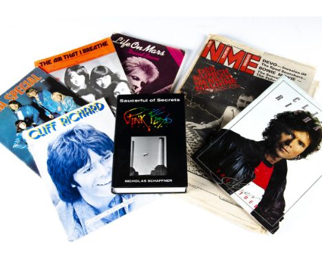 Rock and Pop Memorabilia, Collection of varied items including Sheet Music (David Bowie, Elvis Presley, The Hollies, Roy Orbi