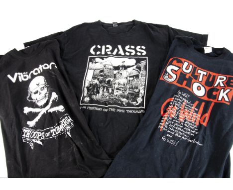 Anarcho Punk / Oi T-Shirts, thirteen Anarcho Punk / Oi T-Shirts comprising Anti -Nowhere League 2011 tour (XL), Anti-pasta (X