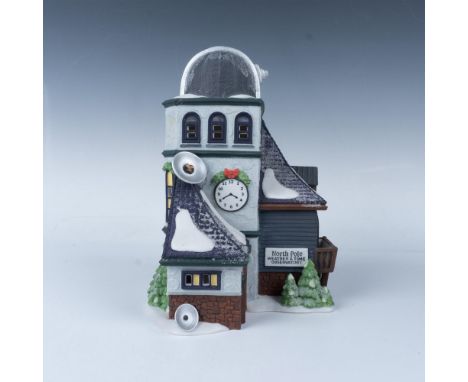 This hand painted porcelain figurine is item # 56385 named Weather and Time Observatory. This item has its original box that 