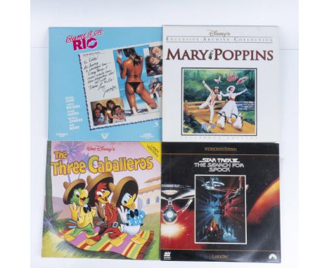 Lot includes - Star Trek III The Search for Spock, Walt Disney's Three Caballeros, Disney's Mary Poppins, and Blame It On Rio