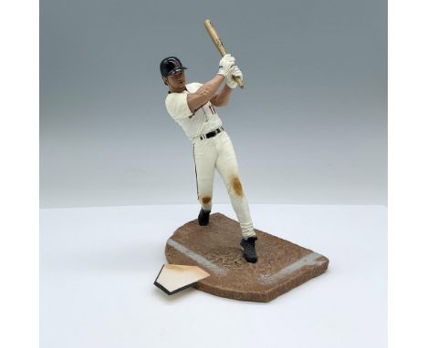 Lance Berkman plastic figurine on a baseball field base. Dimensions: 5.5"L x 4.75"W x 7.5"HCondition: Age related wear.