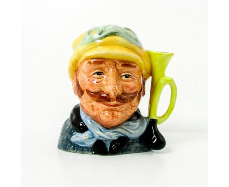 Yellow hat; green coat; white scarf. Royal Doulton backstamp. Artist: David B. BiggsIssued: 1973 - 1983Dimensions: 3.25"HManu