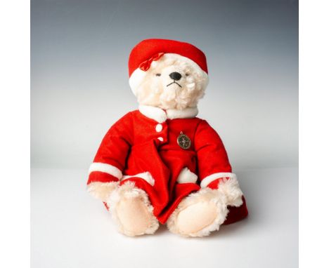 Alice Lee Roosevelt Sister inspired Christmas bear. Includes the original box, dimensions: 8''L x 7.5''W x 13''H. Issued: 20t