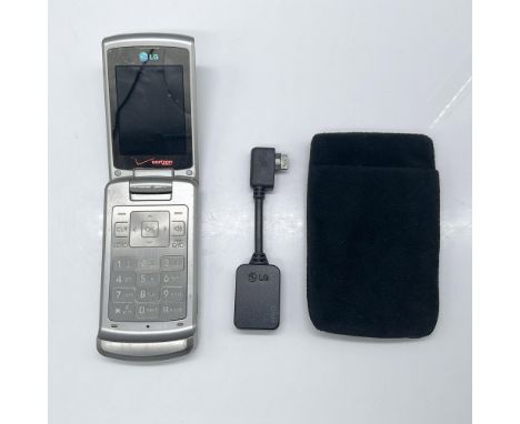 This phone was very popular during its release due to its sleek design and music capabilities. Includes a travel cable and po