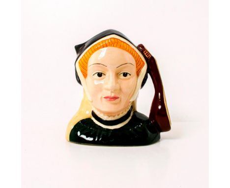 Style One, mandolin handle. Black and gold coloration. While serving as lady-in-waiting to both Catherine of Aragon and Anne 