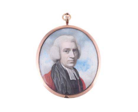 
	
		Y&nbsp;Richard Cosway (British 1742 - 1821)
		Portrait of Thomas Postlethwaite, D.D. (1731-1798), in judge's robes
		Wat