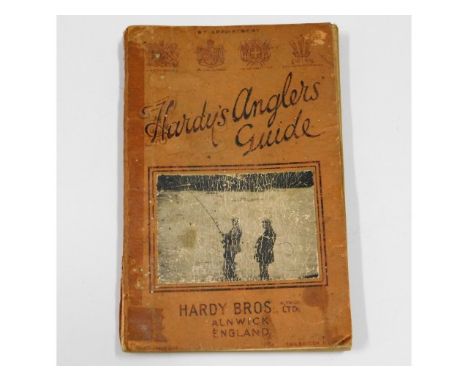 A Hardy's Anglers Guide book with colour plates, front cover loose