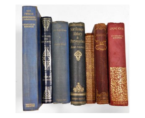 Book: Jane Eyre - An Autobiography by Charlotte Bronte, illustrated by F. H. Townsend, published by Nisbet; Wuthering Heights