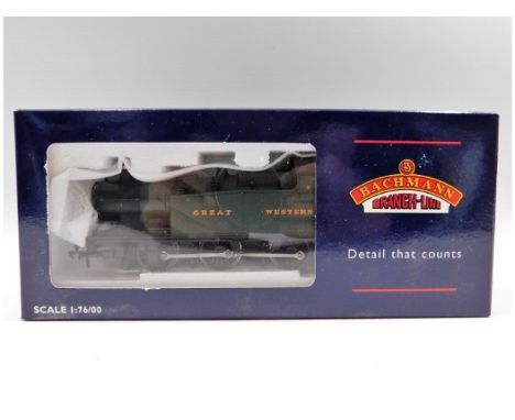 A boxed Bachmann OO gauge engine 32-076 Class 56XX Tank 6676 Great Western Green