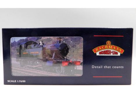A boxed Bachmann OO gauge engine 32-125 45XX Tank 4566 BR Lined Green L/Crest
