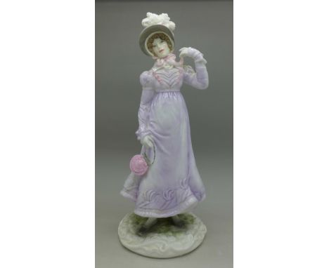 A Royal Worcester figure, The Victoria & Albert Museum, Walking-Out Dresses of The 19th Century, 1818 The Regency, 1446/9500