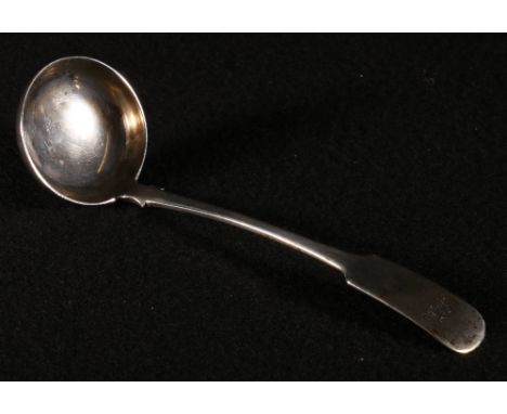 Silver fiddle pattern toddy ladle by Cameron, Dundee c1820