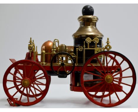 A NOVELTY VINTAGE JIM BEAM 100 MONTHS OLD WHISKEY DECANTER MODELLED AS A STEAM ENGINE - 750ML, 80° PROOF     