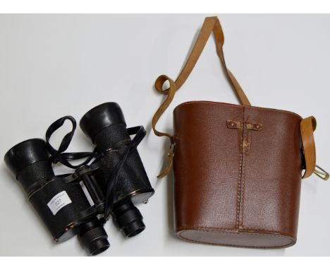 A CASED PAIR OF VINTAGE RUSSIAN 7 X 50 FIELD BINOCULARS     
