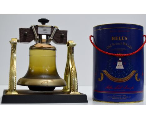 A 1988 BELLS DECANTER TO COMMEMORATE PRINCESS BEATRICE, WITH PRESENTATION TIN - 75CL, 43% VOL, TOGETHER WITH ANOTHER NOVELTY 