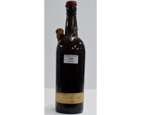 A VINTAGE BOTTLE OF COCKBURN 1927 PORT, DECANTED BIN SIDE 08/12/48