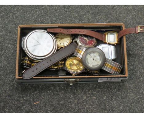 A selection of watches including Timex