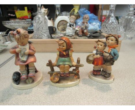 Three Goebel West German figurines (3)