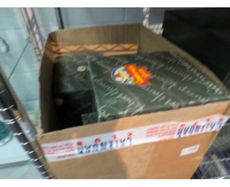 A box containing four boxed Robert Harrop Camberwick Green figures and two large boxed examples including fire engine