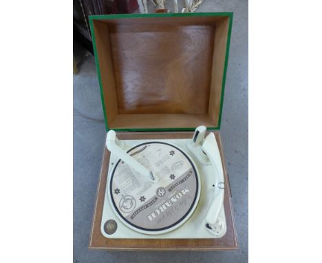 A Monarch Bakelite record player