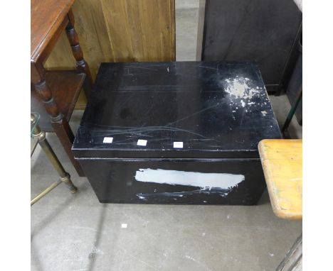 A metal trunk