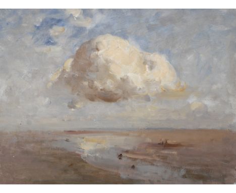 Nathaniel Hone RHA (1831-1917) LANDSCAPE (NORTH COUNTY DUBLIN) oil on canvas 18 by 24in. (45.7 by 61cm) Sotheby's, 2 June 199