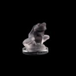 RENÉ LALIQUE (FRENCH, 1860-1945), 'GRENOUILLE', A CAR MASCOT, DESIGNED 1928