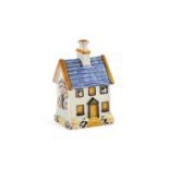 A YORKSHIRE PRATT WARE MONEY BOX, CIRCA 1830