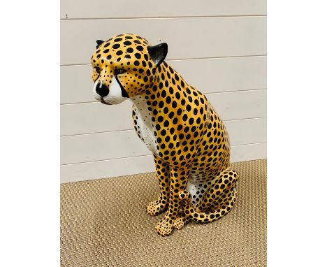 A large ceramic cheetah  AF