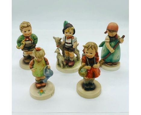 A selection of Hummel figures marked SW. Goebel of West Germany figurines AF