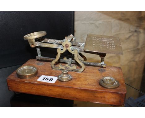Collectable items to include postal scales, inkwell, mantel clock, paperweight, tray etc 