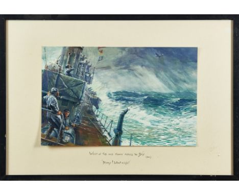 Snaffles, Charles Johnson Payne (1884-1967) print - West Of Gib And North Across The Bay, "Blimey! What a life", unsigned, ti