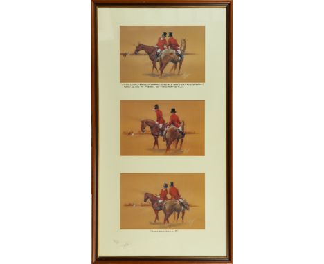*Daniel Crane (b.1969) signed limited edition Hunting print, entitled "I Say Old Boy, I Wonder If You Wouldn't Go And Help Th