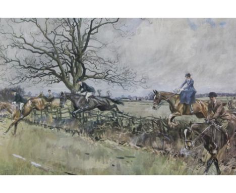 Lionel Edwards (1878-1966) collection of fifteen coloured prints, the seven signed to include: Household Brigade Drag Hounds,