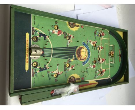 Soccatelle, a football based bagatelle, complete and in working order - NO RESERVE