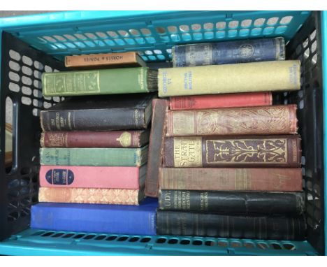 A collection of old books including a first edition of Rodney Stone by Arthur Conan Doyle.