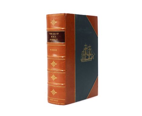 GENESIS PRESS: BLIGH, Capt. W:&nbsp;The Log of HMS Bounty 1787-1791. 1975, Limited edition #115 of 500 copies. A facsimile of