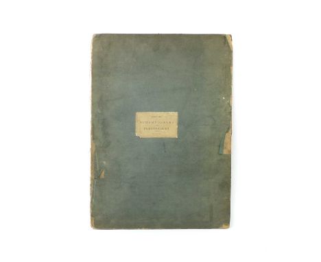 HAWKINS, Thomas: Memoirs of Ichthyosauri and Plesiosauri, Extinct Monsters of the Ancient Earth. Relfe &amp; Fletcher, 1834, 